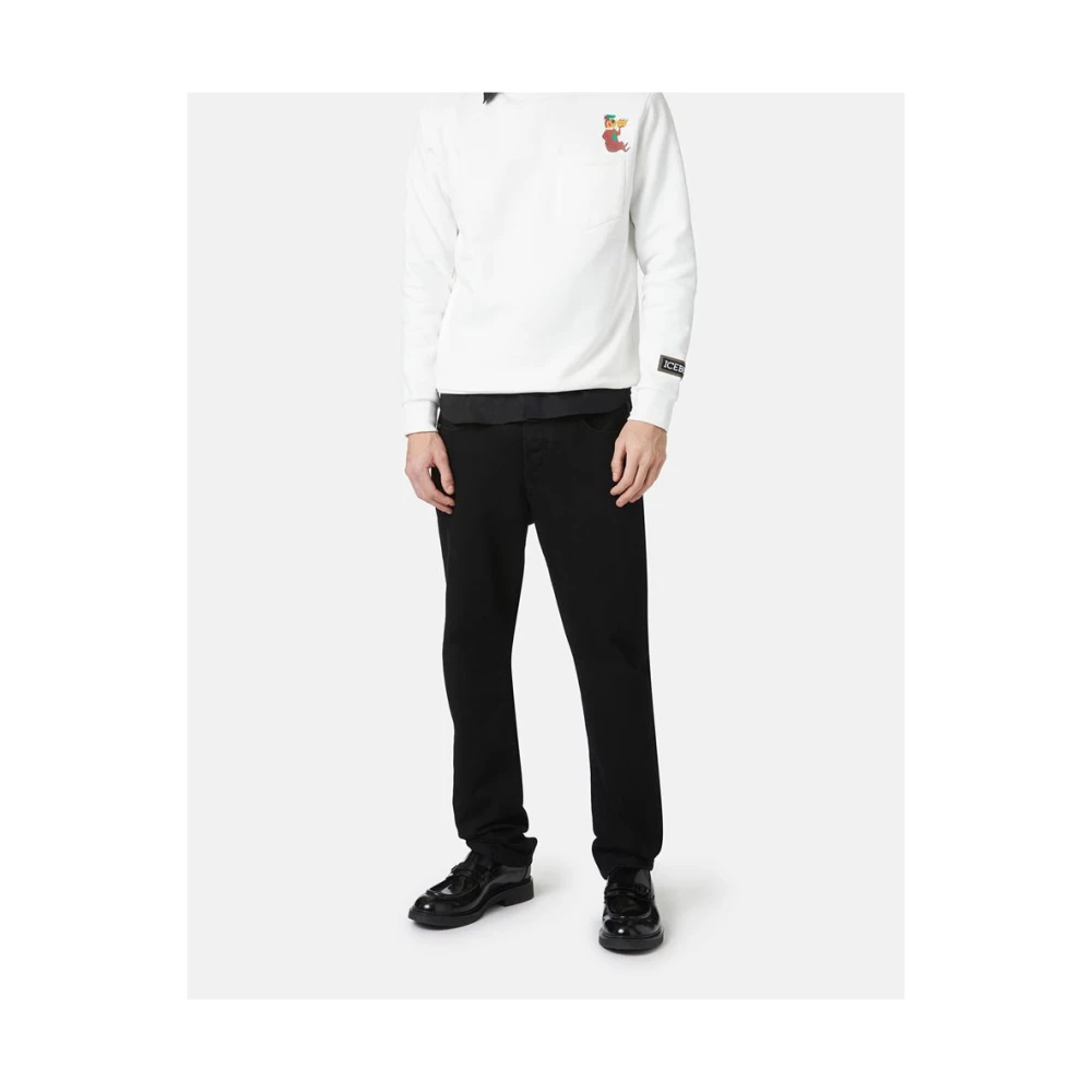 Iceberg Sweatshirt met Yogi-print Beige Heren