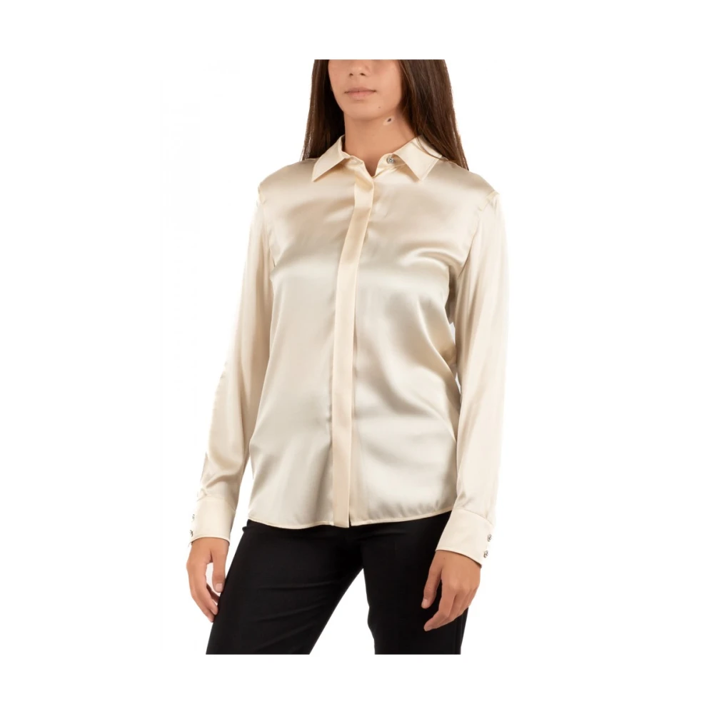 Max Mara Dames Overhemd Stijlvol Ontwerp Beige Dames