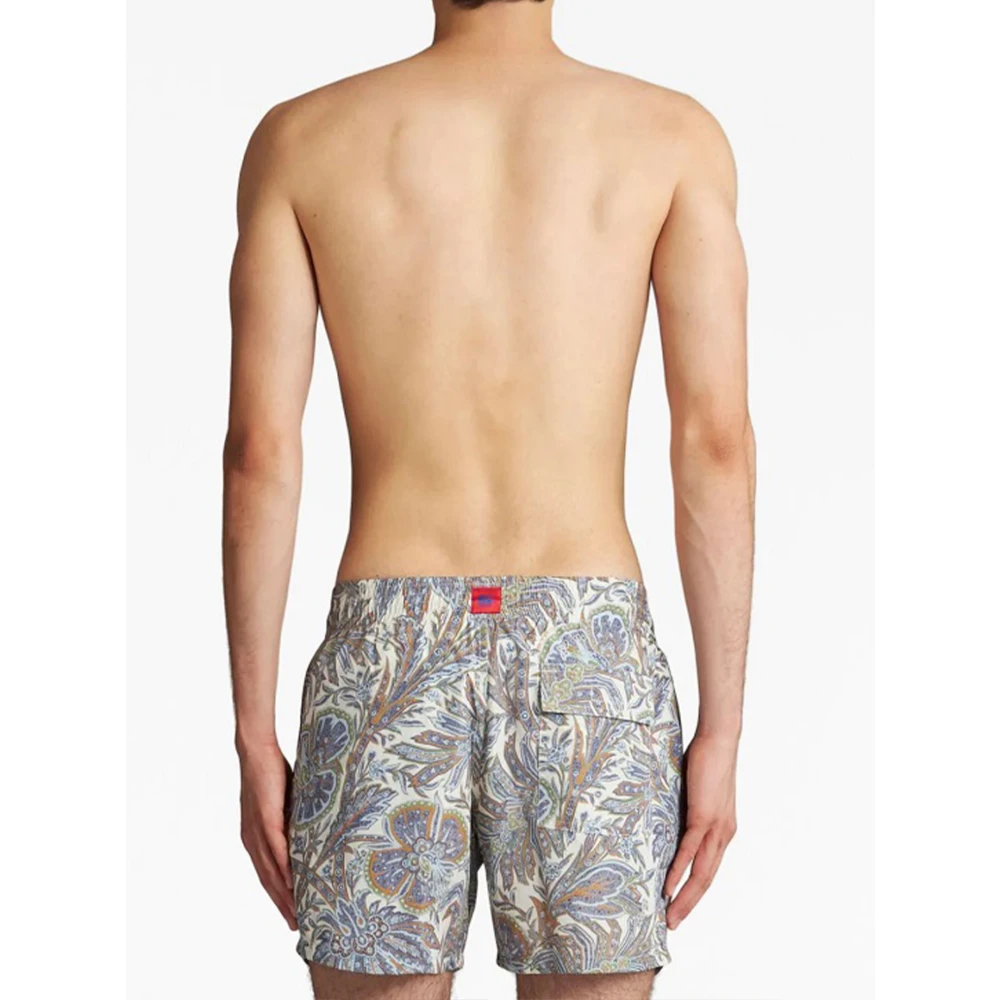 ETRO Paisley Foliage Shorts Multicolor Heren