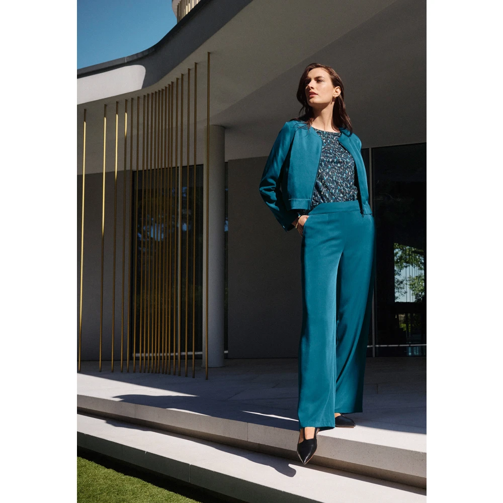 Betty Barclay Regular Fit Culotte Broek Blue Dames