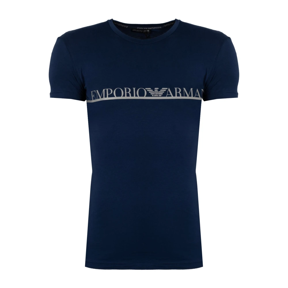 Emporio Armani T-Shirts Blue Heren