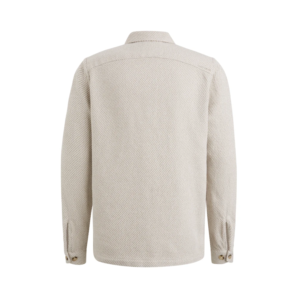 Cast Iron Gestructureerd Overshirt Lange Mouw Regular Fit Gray Heren