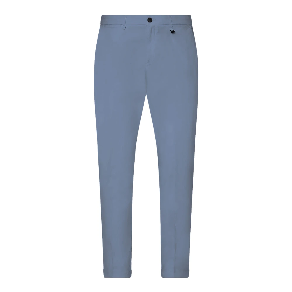 Liu Jo Men's Blue Chino Coopertela - Chinos - L - Trousers