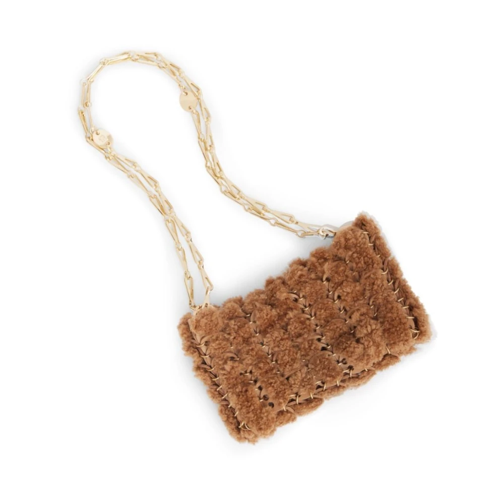 Paco Rabanne Synthetische Clutch Tas Kameel Stijl Brown Dames