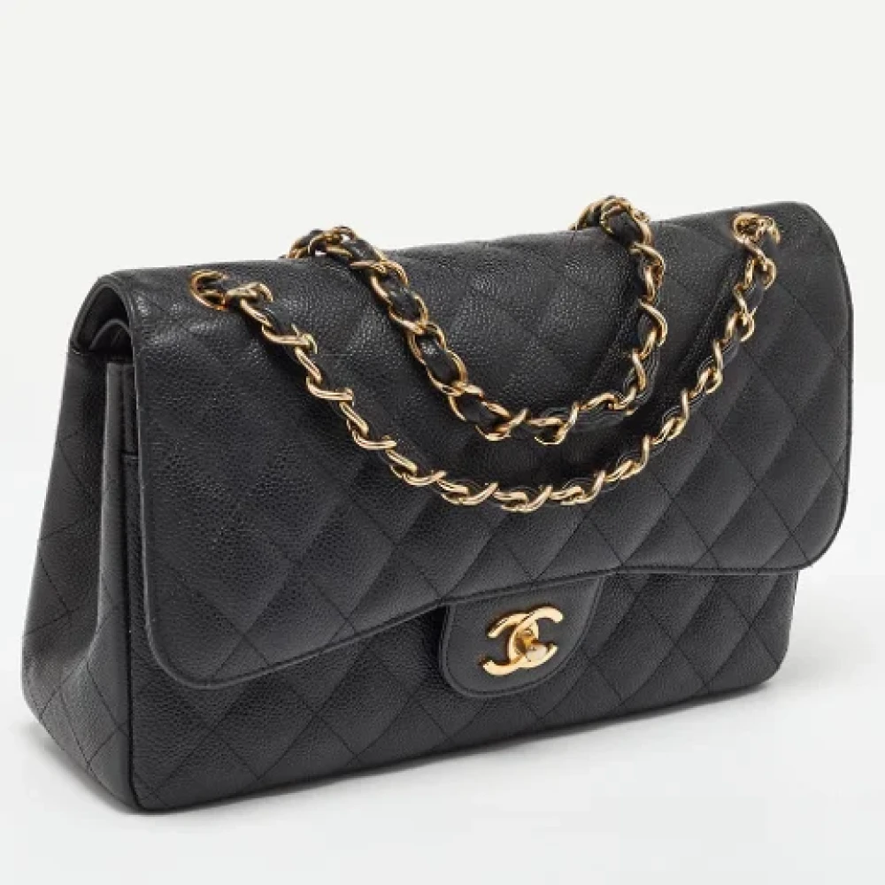 Chanel Vintage Pre-owned Leather chanel-bags Black Dames