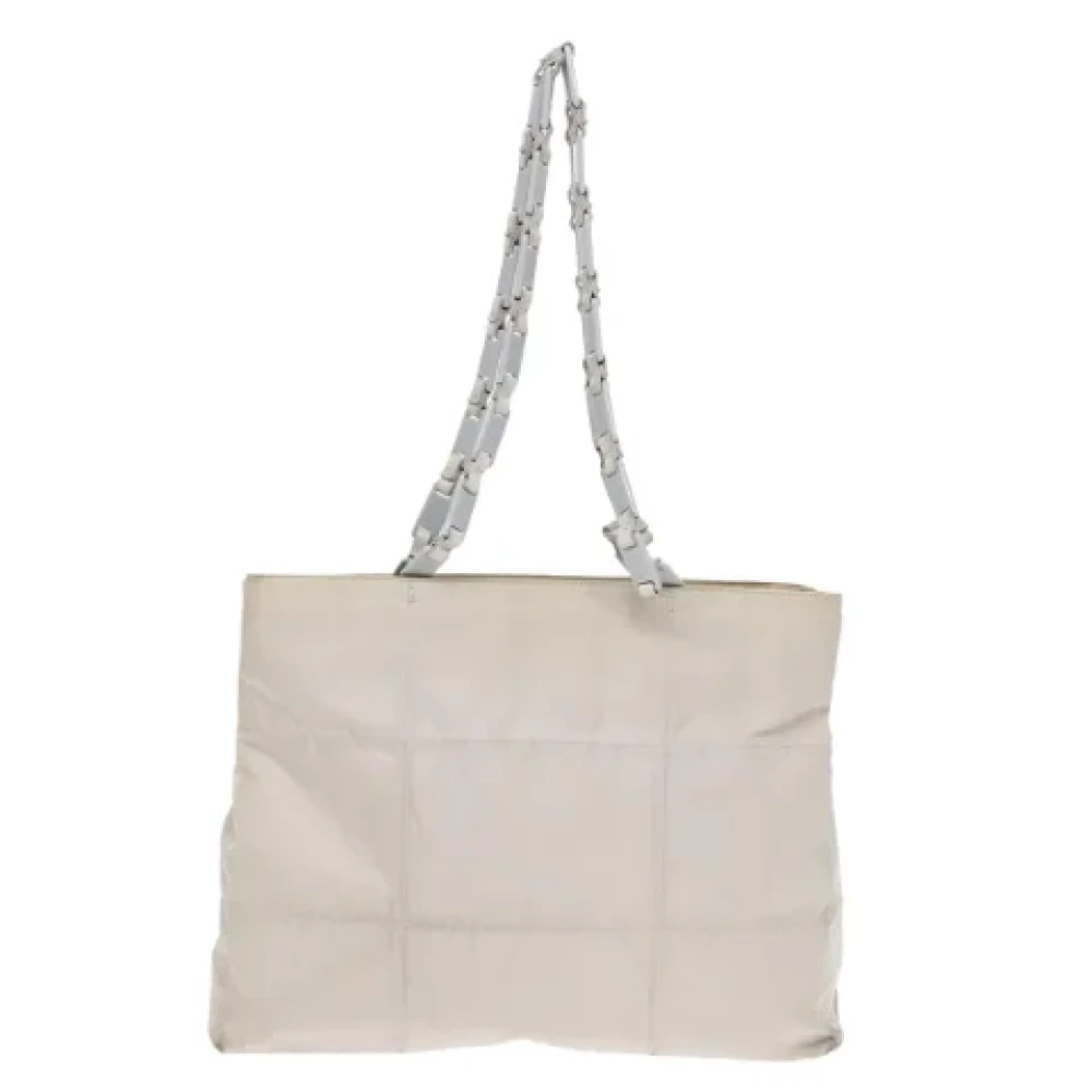 Prada Vintage Pre-owned Nylon prada-bags Gray Dames