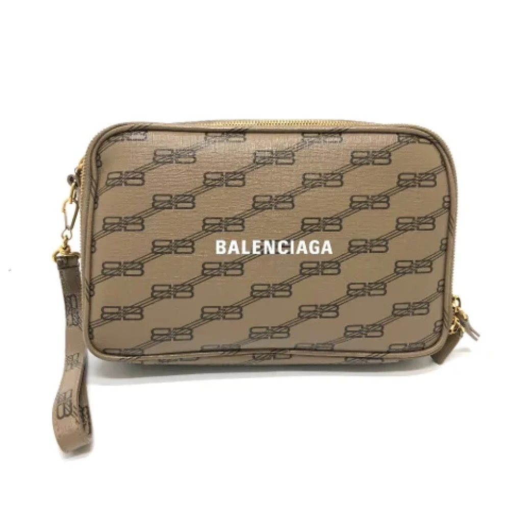 Balenciaga Vintage Pre-owned Leather clutches Brown Dames