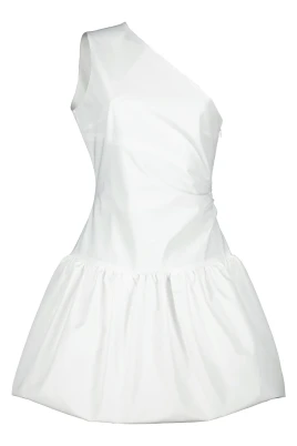 One-shoulder Bloomer Mini Dress