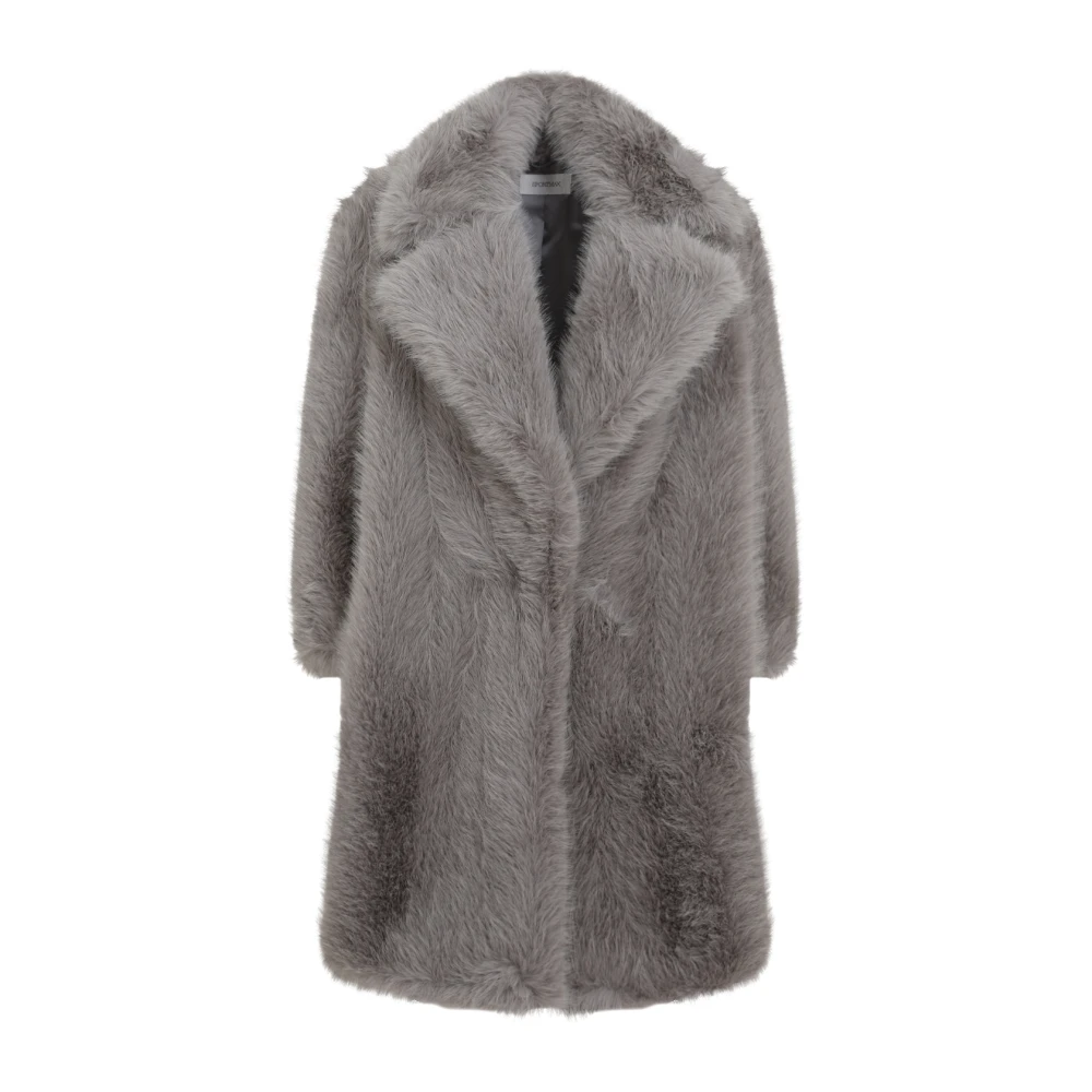SPORTMAX Elegante Grijze Jas Aw24 Gray Dames