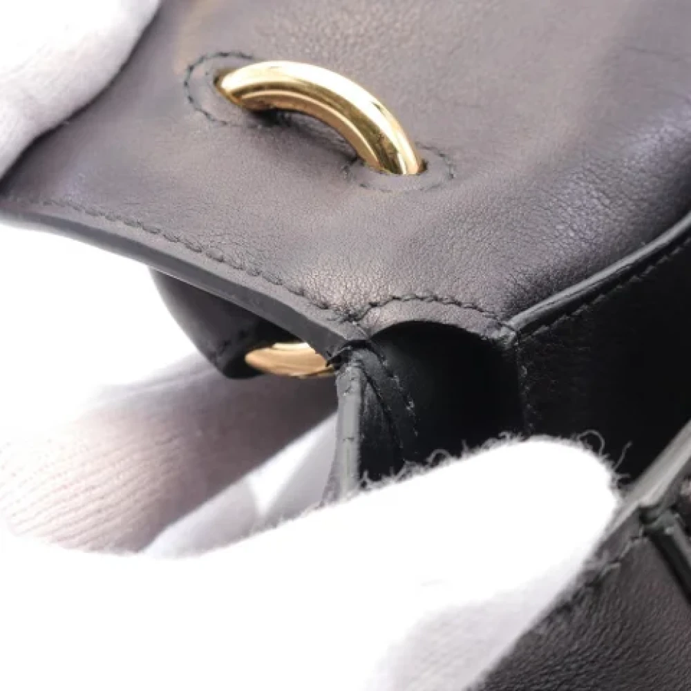 Salvatore Ferragamo Pre-owned Leather handbags Black Dames