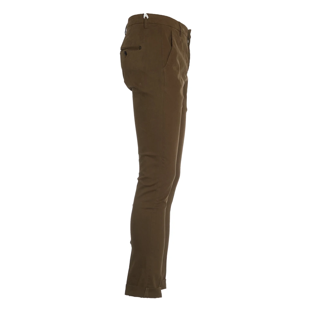 Dondup Groene Slimme Chino Broek Green Heren
