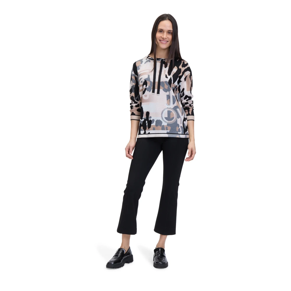 Betty Barclay Dierenprint Fijngebreide Trui Multicolor Dames