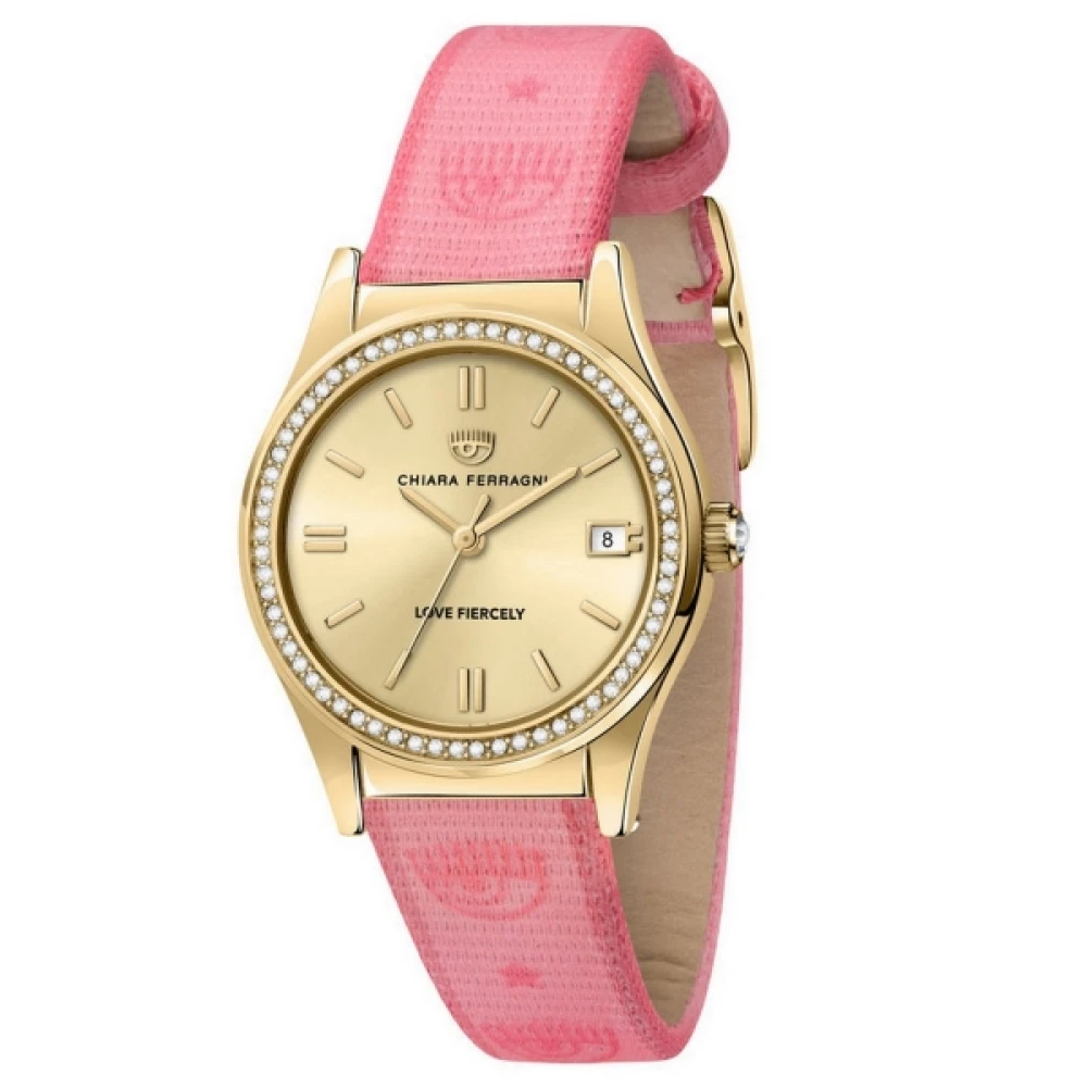 Chiara Ferragni Collection Gul D Dam Quartz Klocka