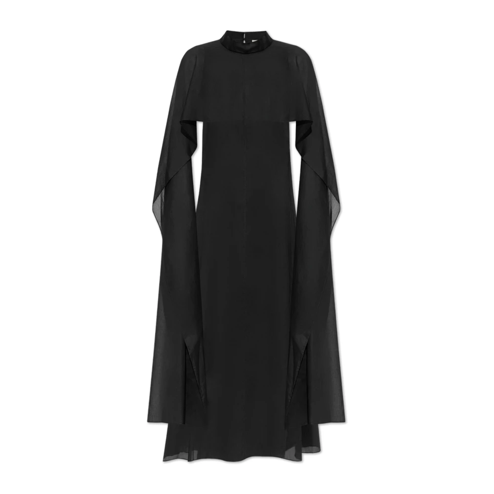 Jil Sander Jurk met een opstaande kraag Black Dames