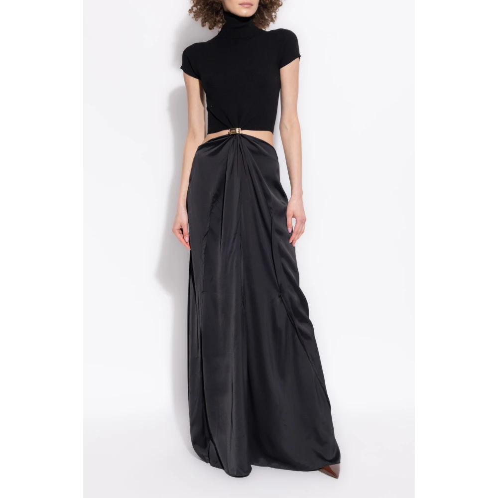 SPORTMAX Jurk met applicatie Black Dames