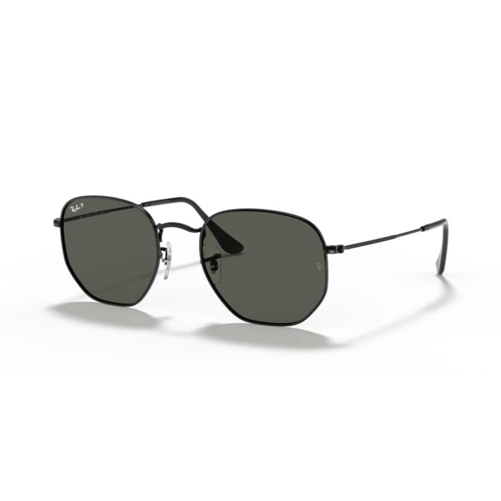 Ray-Ban Unisex Black Sunglasses, 54 Mm, Hexagonal Metal Sunglasses