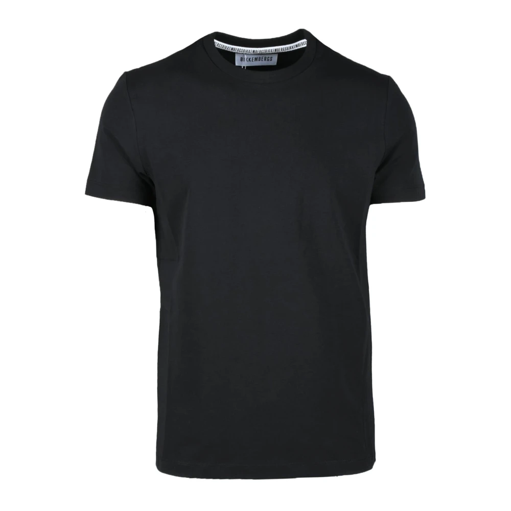 Bikkembergs Katoen Elastaan T-shirt Black Heren
