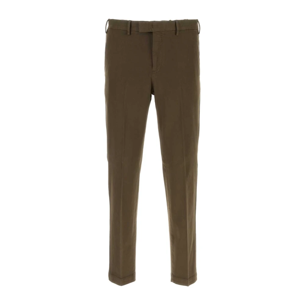 PT Torino Stretch Katoenmix Bruine Broek Brown Heren