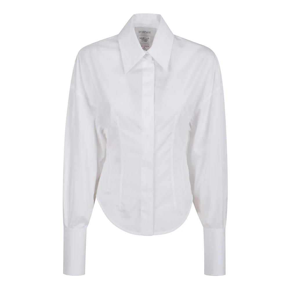 Max Mara Stijlvolle Jas voor Vrouwen White Dames