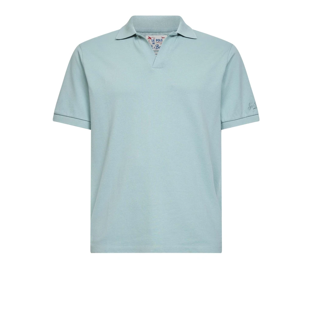 Mc2 Saint Barth Blue Charles Polo - Male - Polo Shirts - L - Tops