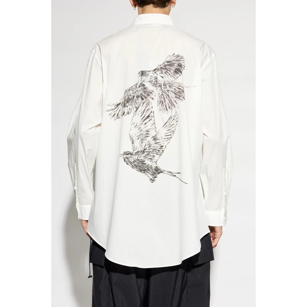 Y-3 Shirt met print White Dames