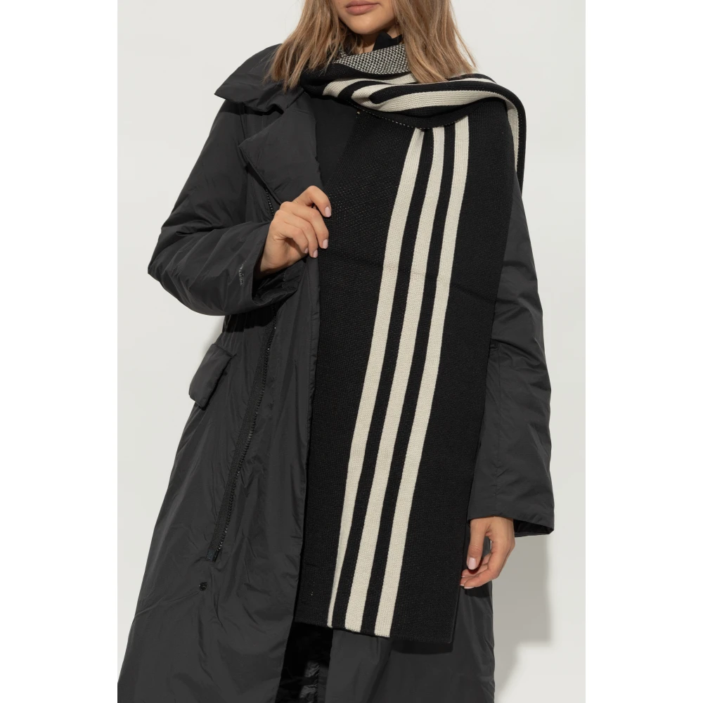 Y-3 Sjaal met logo Black Unisex