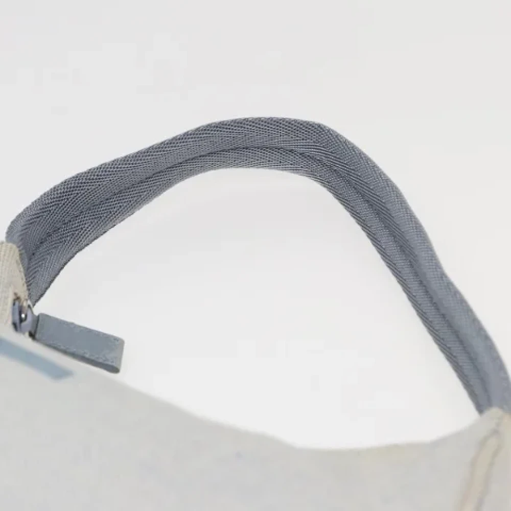 Prada Vintage Pre-owned Canvas pouches Blue Dames