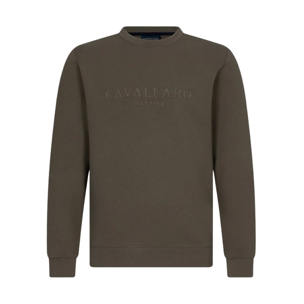 Cavallaro R-Neck Sweatshirt Green Heren