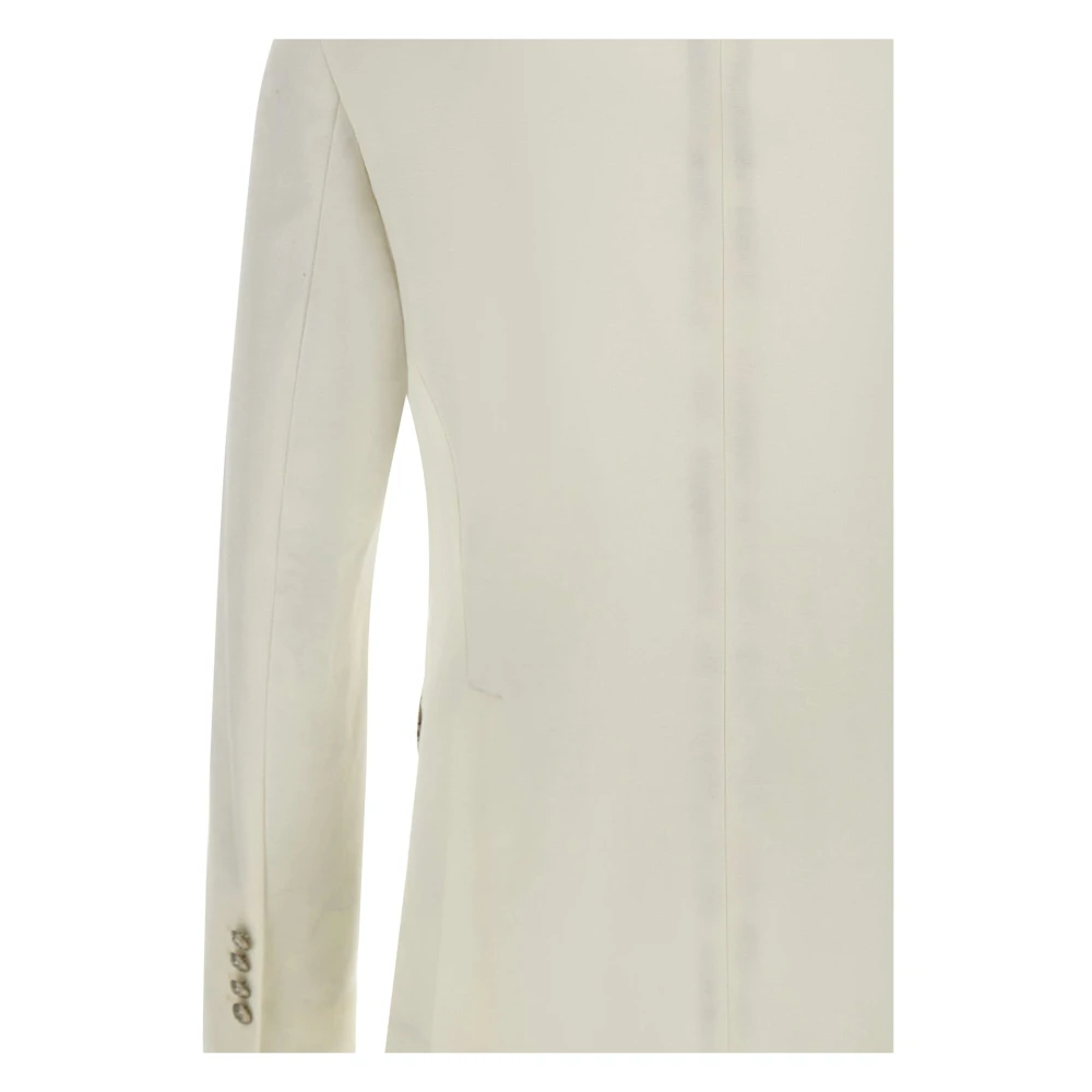 BOB Witte Oscar Blazer Stretch Katoen White Heren