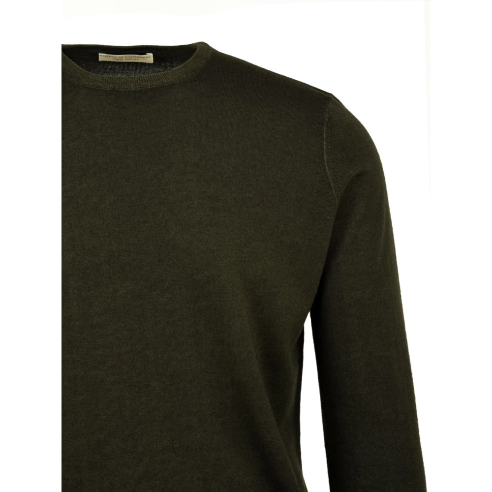 Filippo De Laurentiis Militaire Truien Unisex Groen Model Green Heren