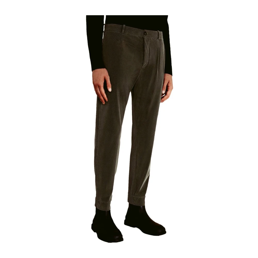 Rrd Green Chinos, Male, M, Velvet Techno Corduroy Trousers