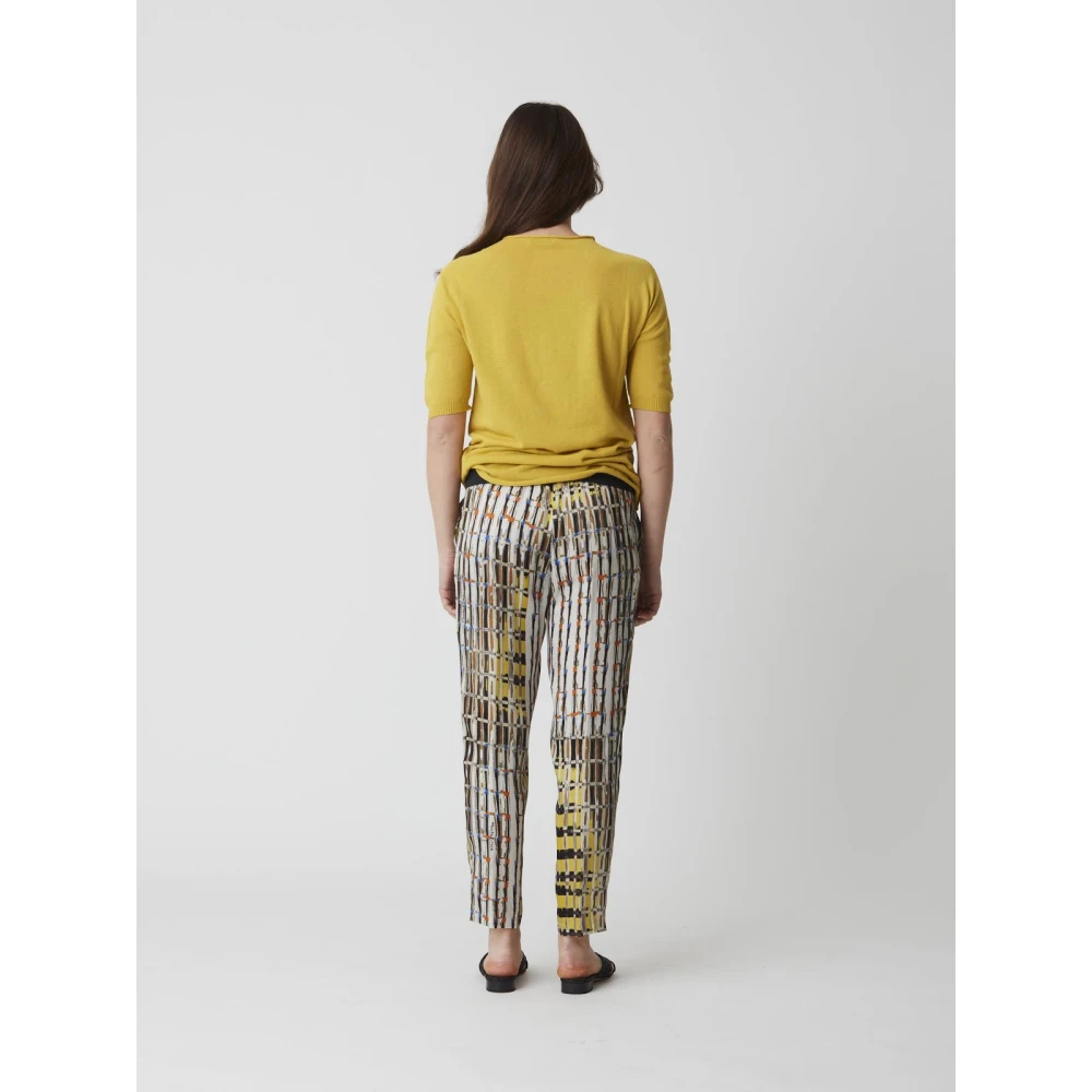 Alpha Studio Dames Ronde Hals T-Shirt Yellow Dames