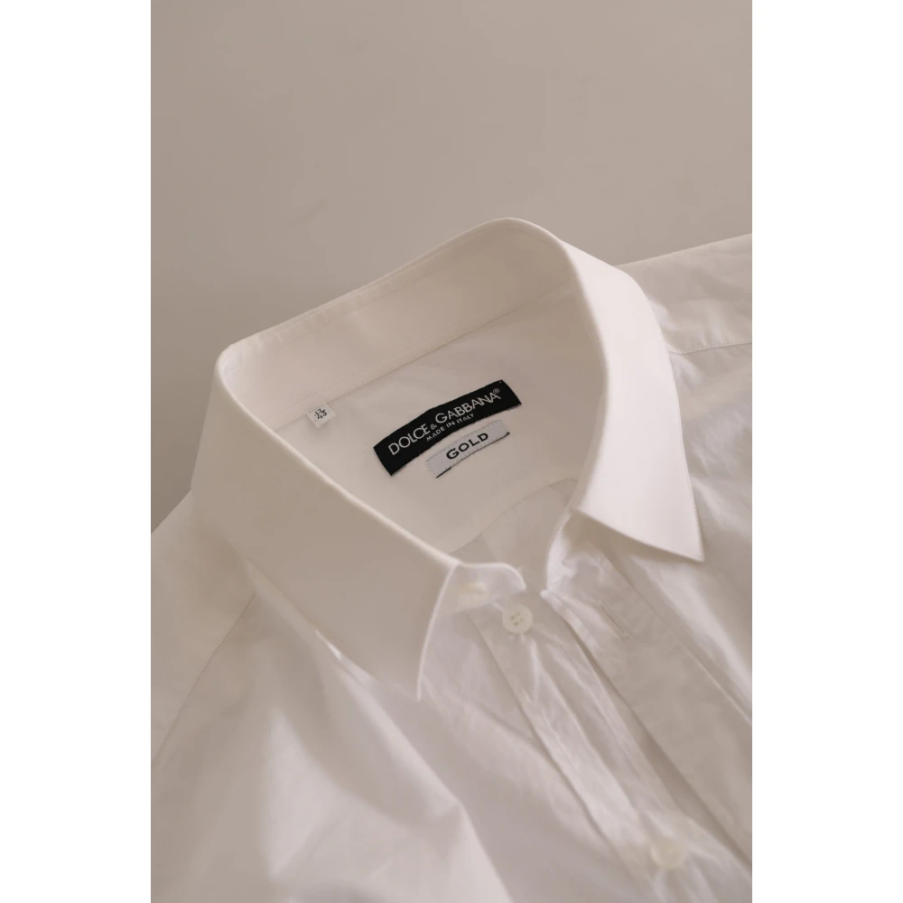 Dolce & Gabbana Formele Tuxedo Overhemd White Heren