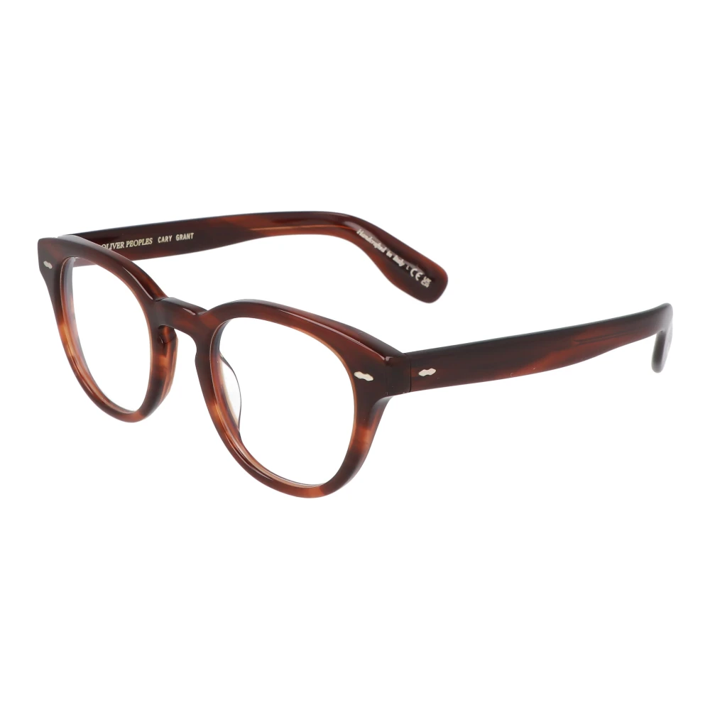Oliver Peoples Klassieke ronde montuurbril Brown Unisex