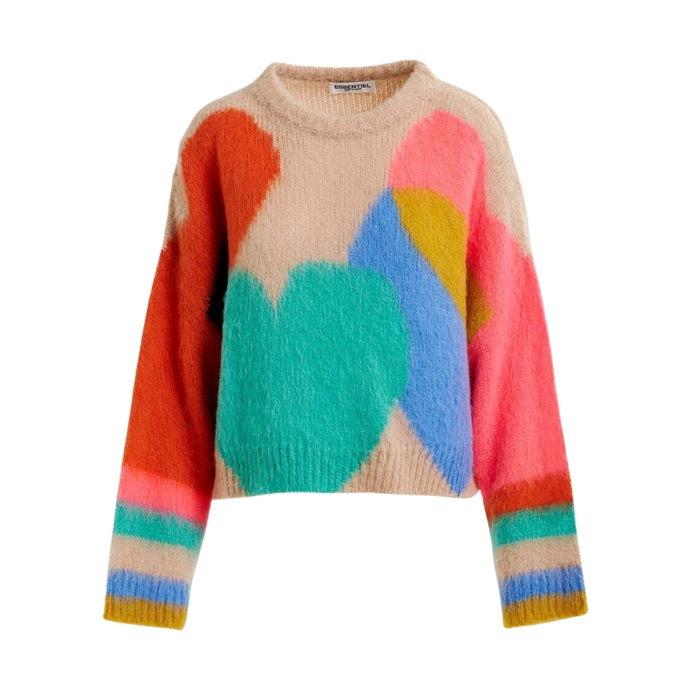 Essentiel Antwerp Jacquard Gebreide Trui Hislove Multicolor Dames