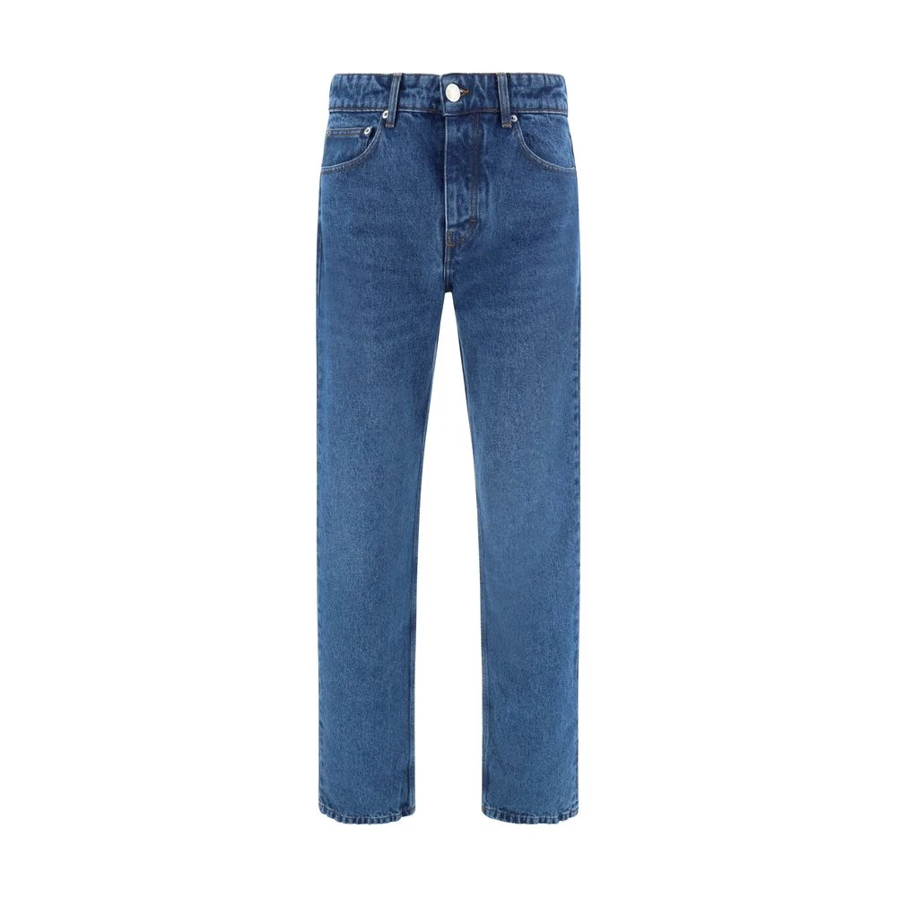 Ami Paris Denim Jeans met katoen samenstelling Blue Heren
