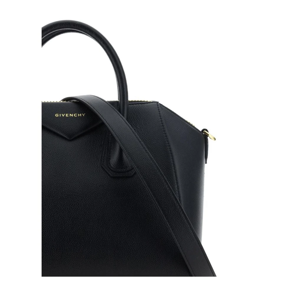 Givenchy Handtas met Geometrisch Patroon en Stijve Handvatten Black Dames
