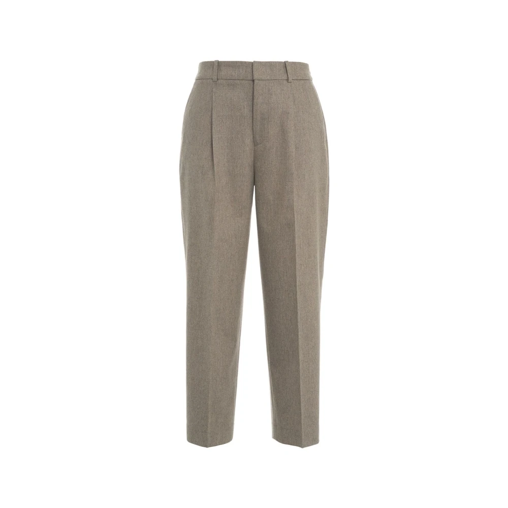 Pt01 Beige Wol Daisy Broek Beige Dames