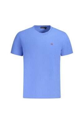 t-shirt-homme-en-coton-bleu