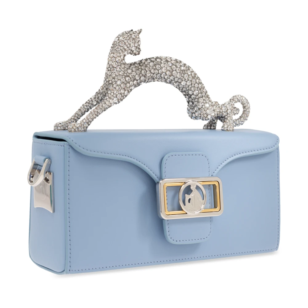 Lanvin Schoudertas Kat Potlood Nano Blue Dames