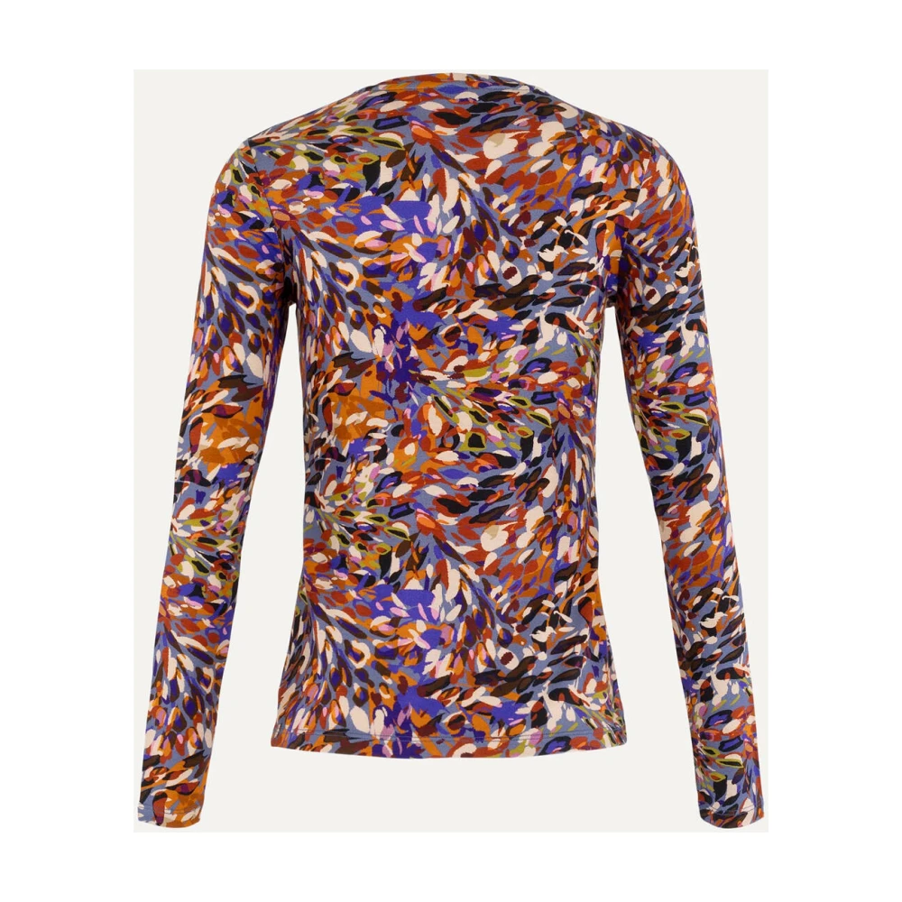 Anna Van Toor Korte Mouw Top 26a04-03732 Multicolor Dames