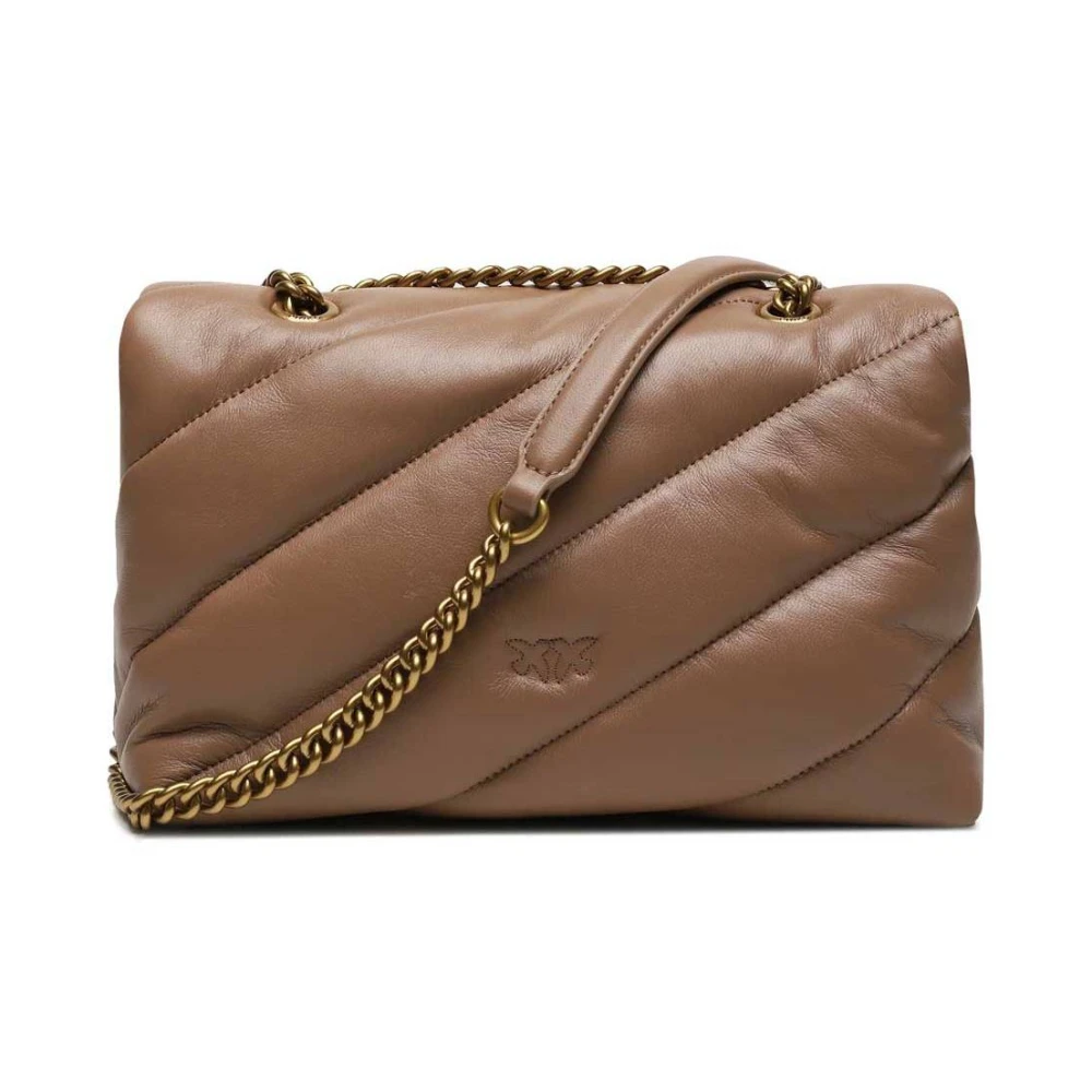 pinko Klassieke Love Tas Puff Brown Dames