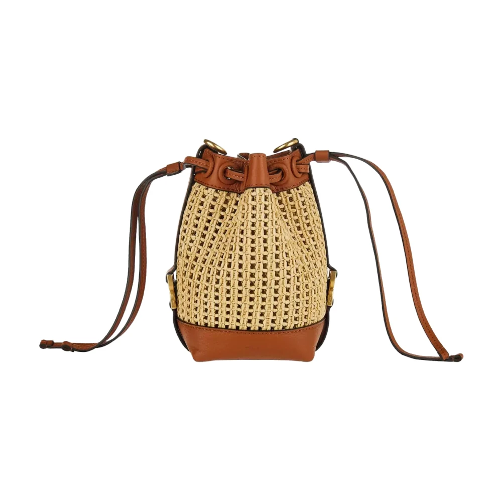 Chloé Bruine Marcie Bucket Tas met Trekkoordsluiting Brown Dames