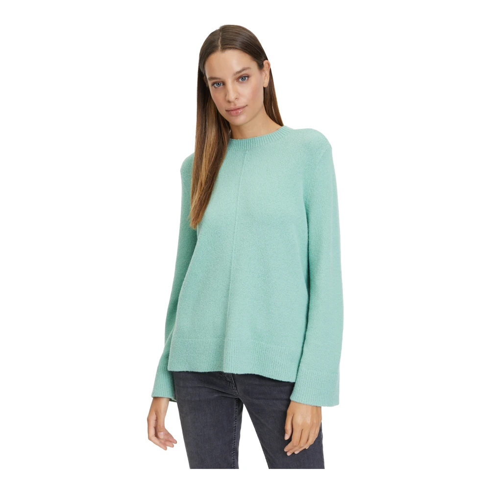Betty Barclay Round-neck Knitwear Green Dames