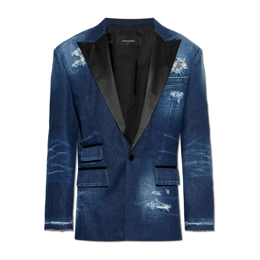 Dsquared2 Denim blazer Blue Heren