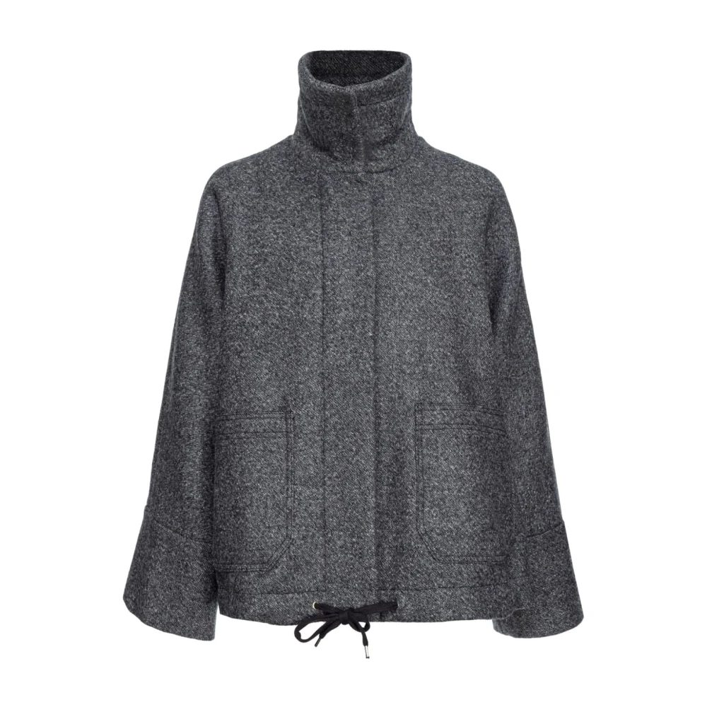 pinko Elegante Grijze Jassen Gray Dames