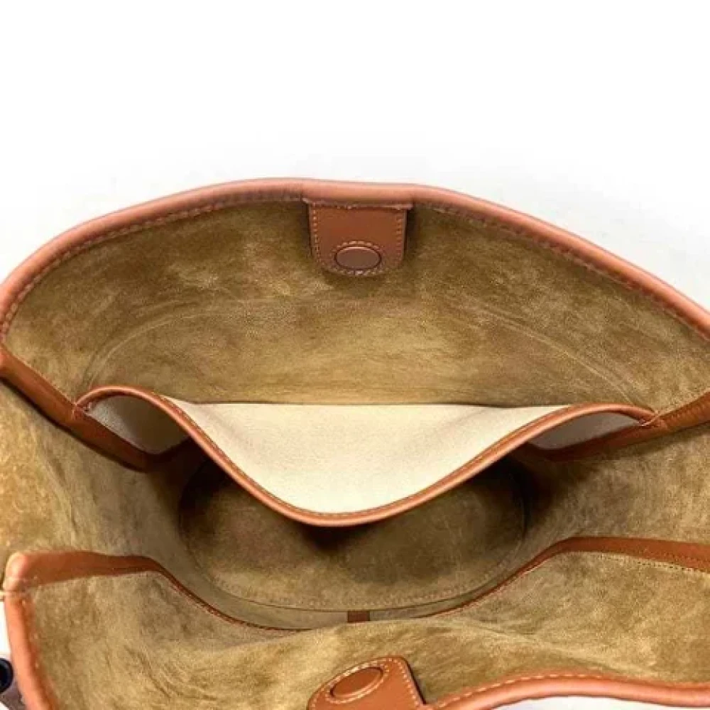 Loewe Pre-owned Leather shoulder-bags Beige Dames