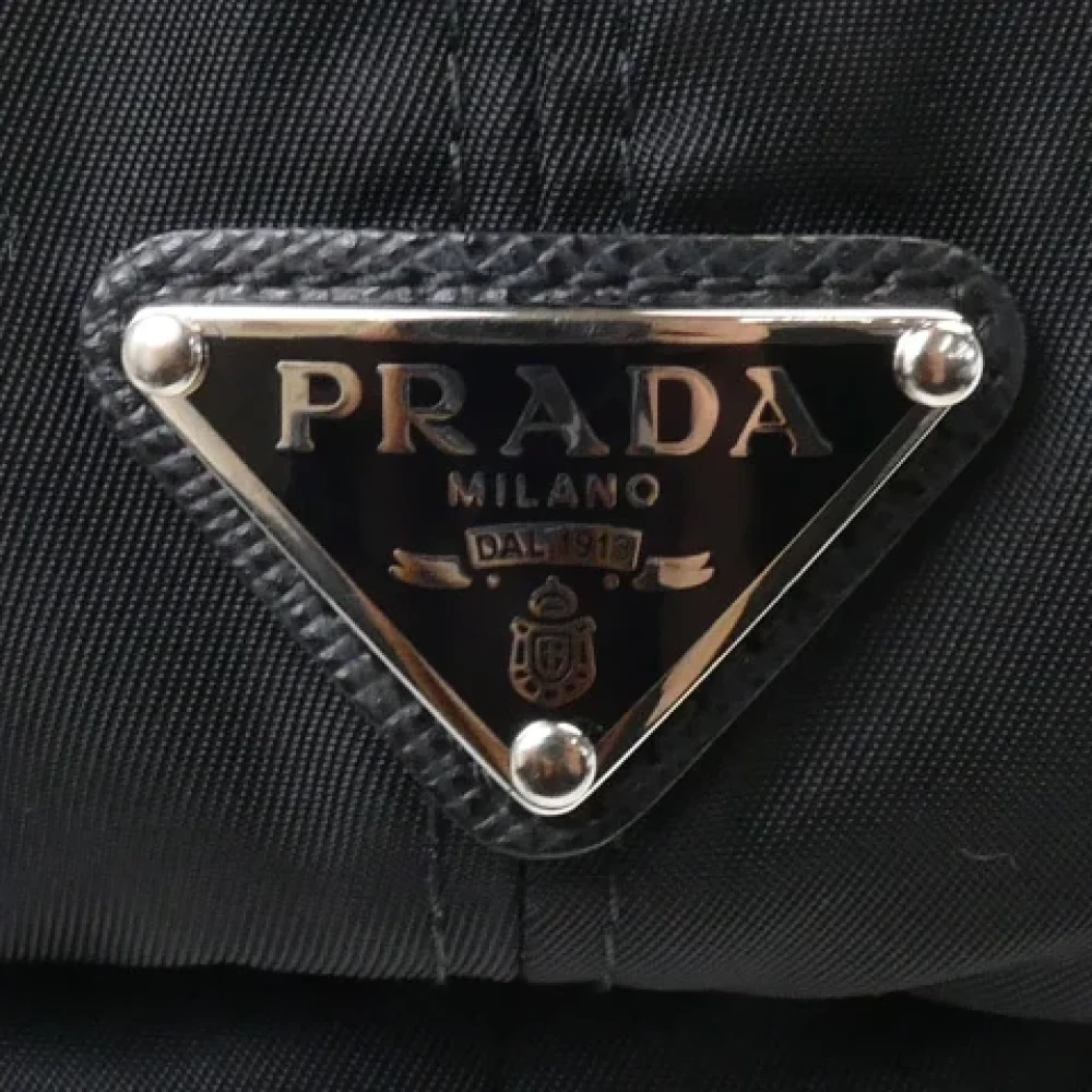 Prada Vintage Pre-owned Fabric hats Black Dames