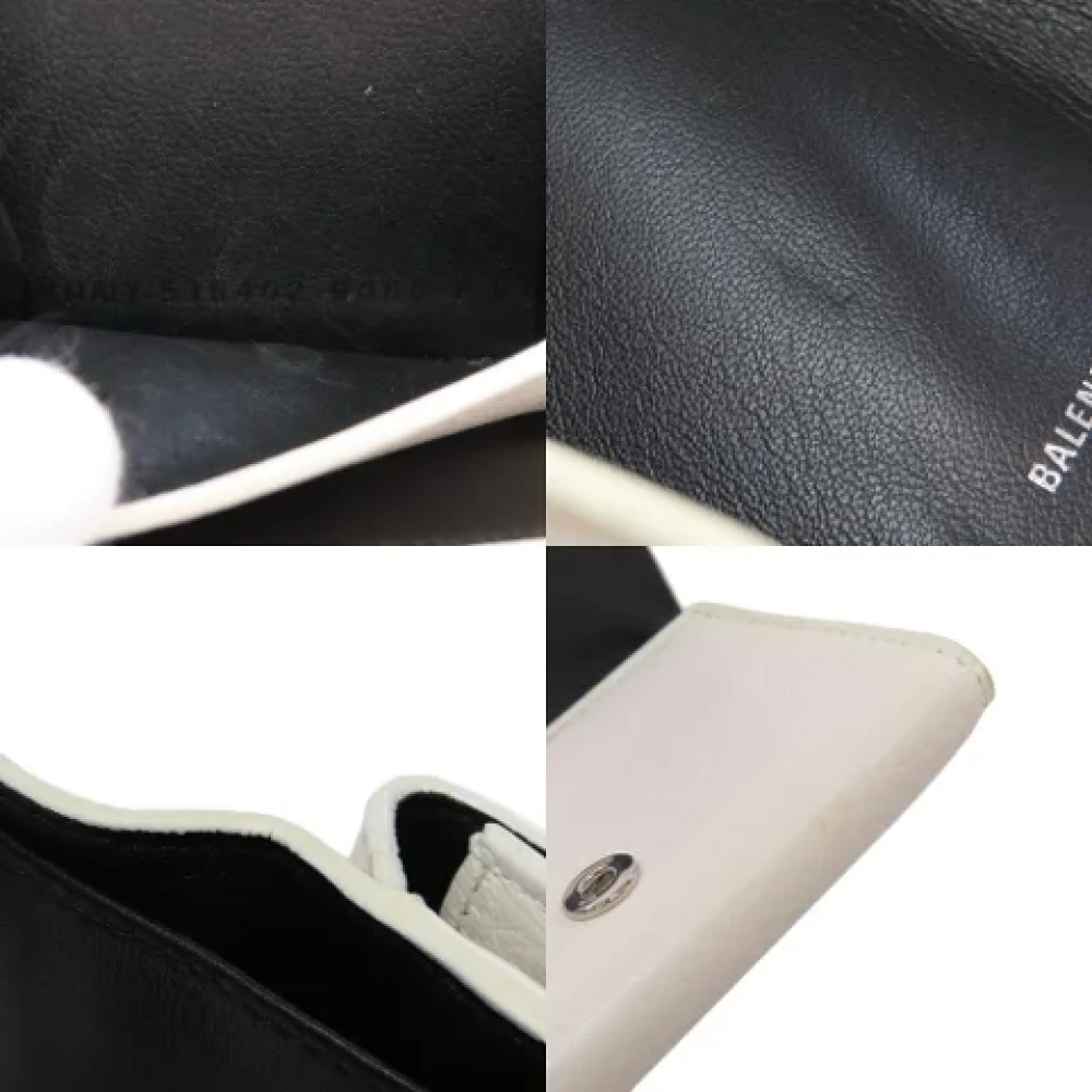 Balenciaga Vintage Pre-owned Leather wallets White Dames
