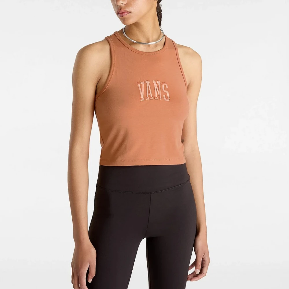 Vans Varsity Racer Tank Top Orange Dames